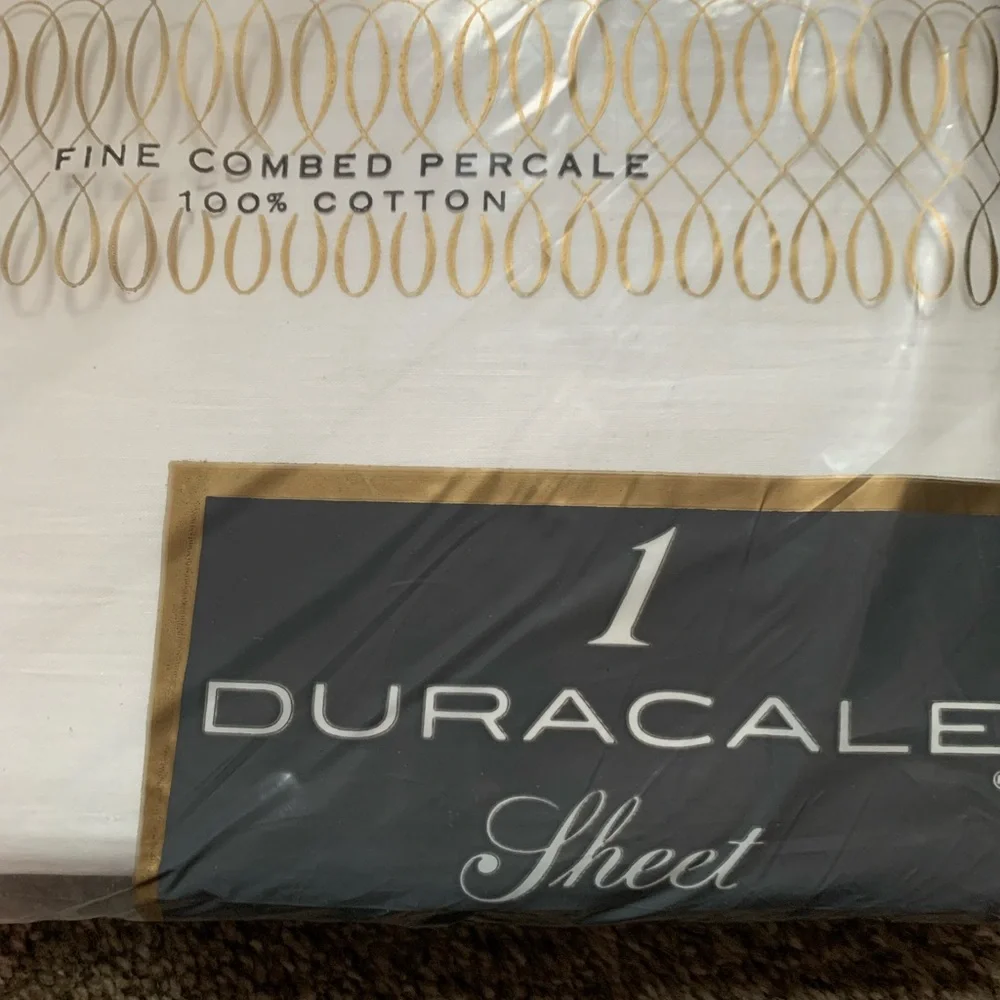NEW Vintage Fieldcrest Full Flat Sheet 81x108
